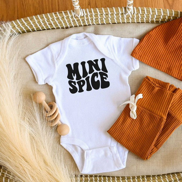 Mini Spice Wavy Baby Onesie