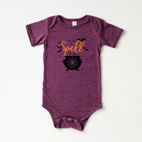 I'll Put A Spell On You Baby Onesie