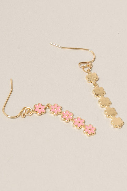 Daisy Flower String Drop Earrings