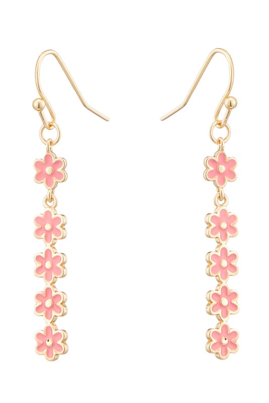 Daisy Flower String Drop Earrings