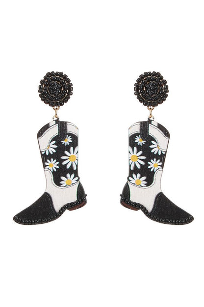 Women Boho Shoes Dangle Drop Earrings