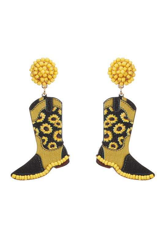 Women Boho Shoes Dangle Drop Earrings