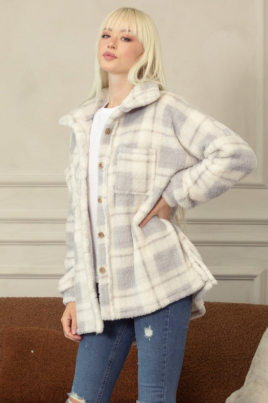 Fleece Plaid Shacket