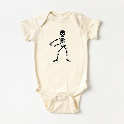 Flossing Skeleton Baby Onesie