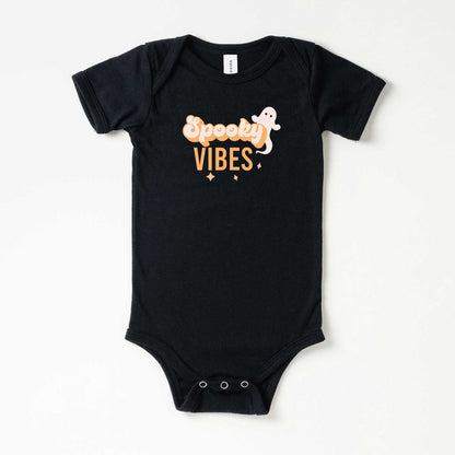 Spooky Vibes Colorful Baby Onesie