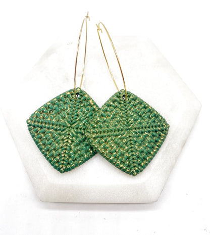 Evergreen Green Rattan Hoops