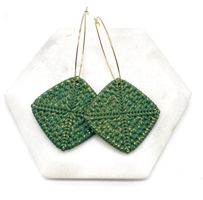 Evergreen Green Rattan Hoops