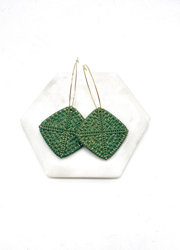 Evergreen Green Rattan Hoops