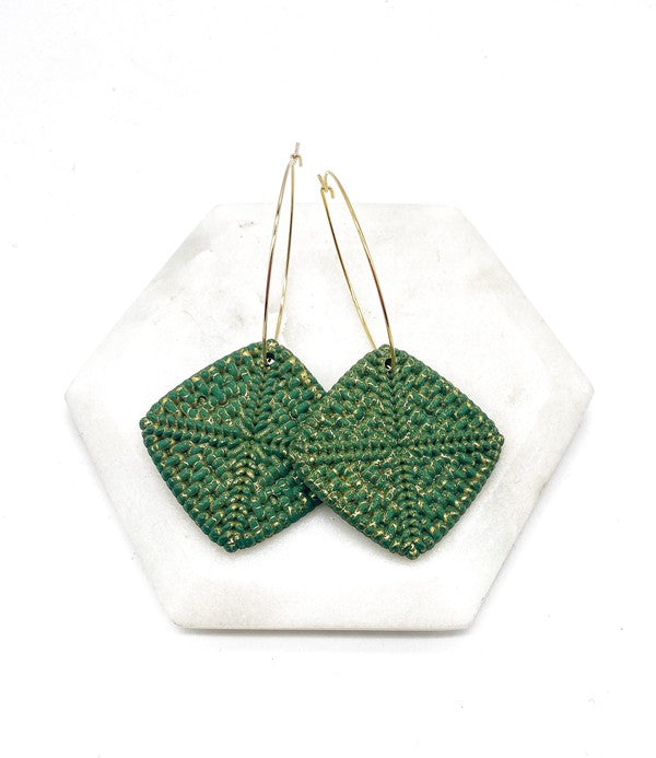 Evergreen Green Rattan Hoops