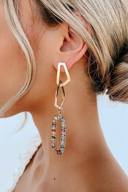 Rainbow Dangle Earrings