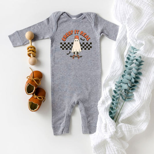 Creep It Real Skateboard Baby Romper