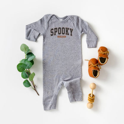 Varsity Spooky Vibes Baby Romper