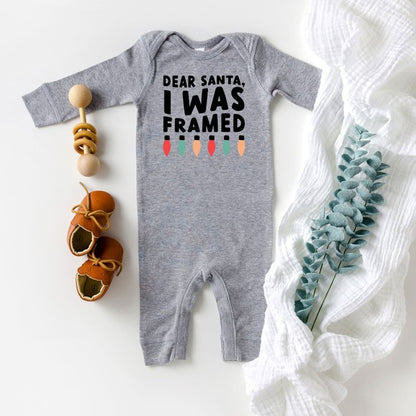 I Was Framed Lights Baby Romper