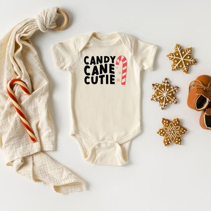 Candy Cane Cutie Baby Onesie