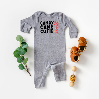 Candy Cane Cutie Baby Romper