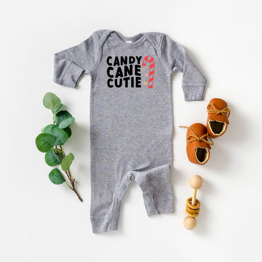 Candy Cane Cutie Baby Romper