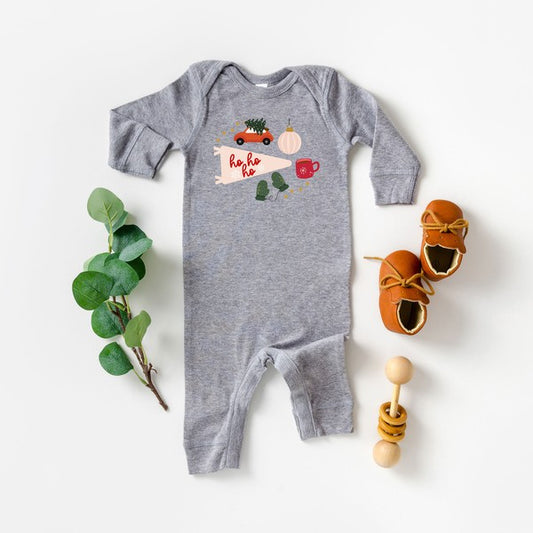 All About Christmas Baby Romper