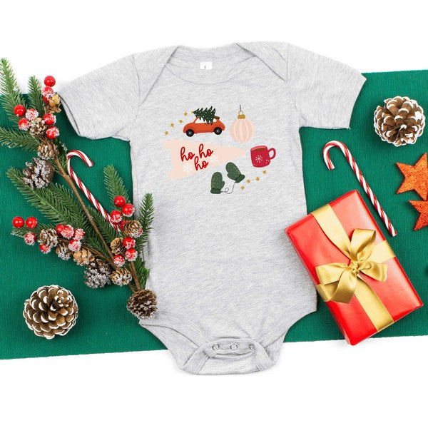 All About Christmas Baby Onesie