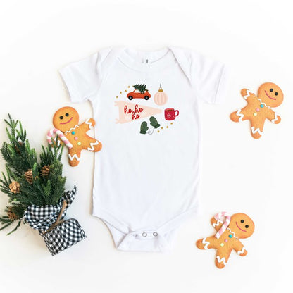 All About Christmas Baby Onesie