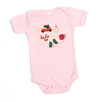 All About Christmas Baby Onesie