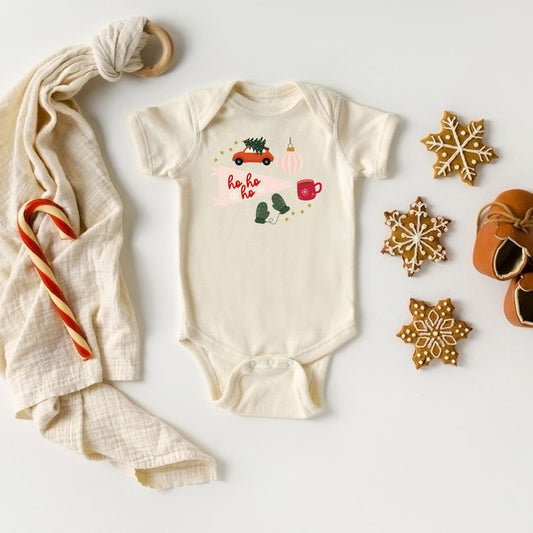 All About Christmas Baby Onesie