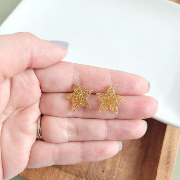 Christmas Star Studs