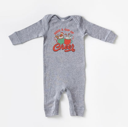 Retro Cup Of Cheer Baby Romper