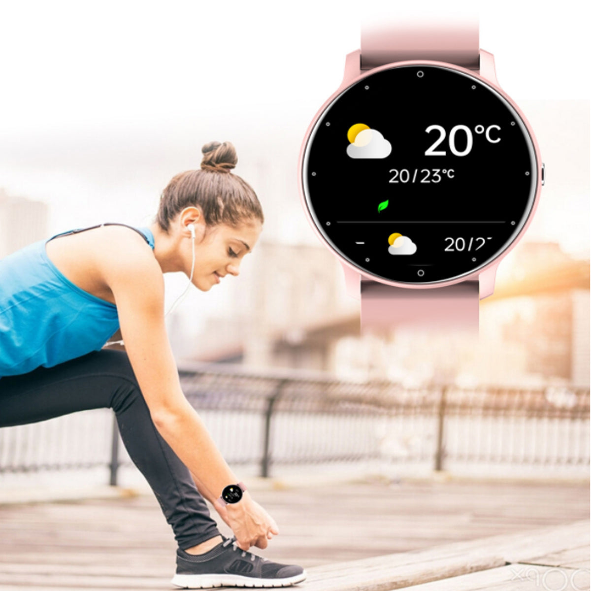 Duo Smartwatch Wellness And Activity Streamers by VistaShops