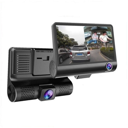 Safe Drive Dual Camera Car Dash Cam With Large Screen by VistaShops