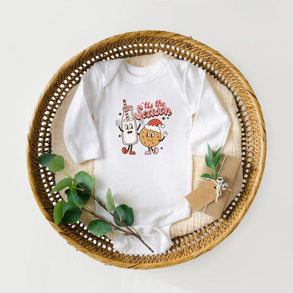 Milk And Cookie Season Long Sleeve Onesie