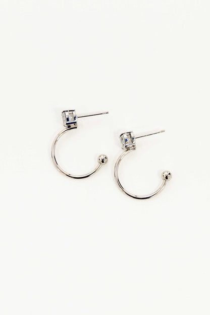 Classic Stone Stud Earrings