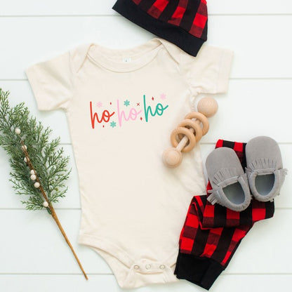 Ho Ho Ho Colorful Baby Onesie