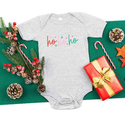 Ho Ho Ho Colorful Baby Onesie