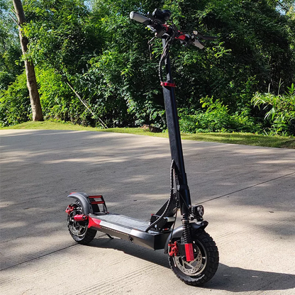 500W 10 inch off-road foldable electric scooter for adult with APPS Max load 330lb