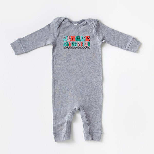 Retro Jingle All The Time Baby Romper