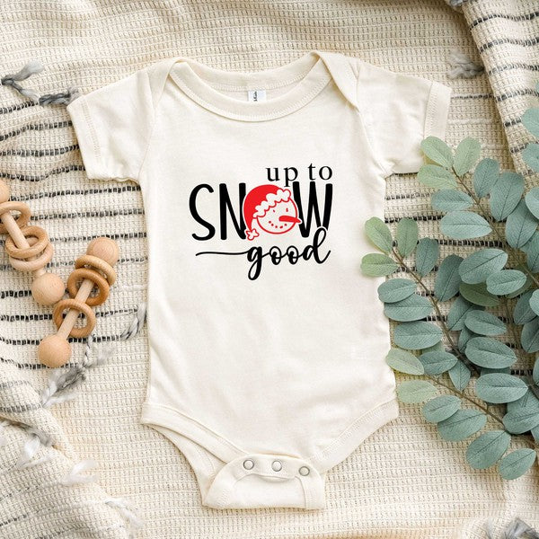 Up To Snow Good Baby Onesie