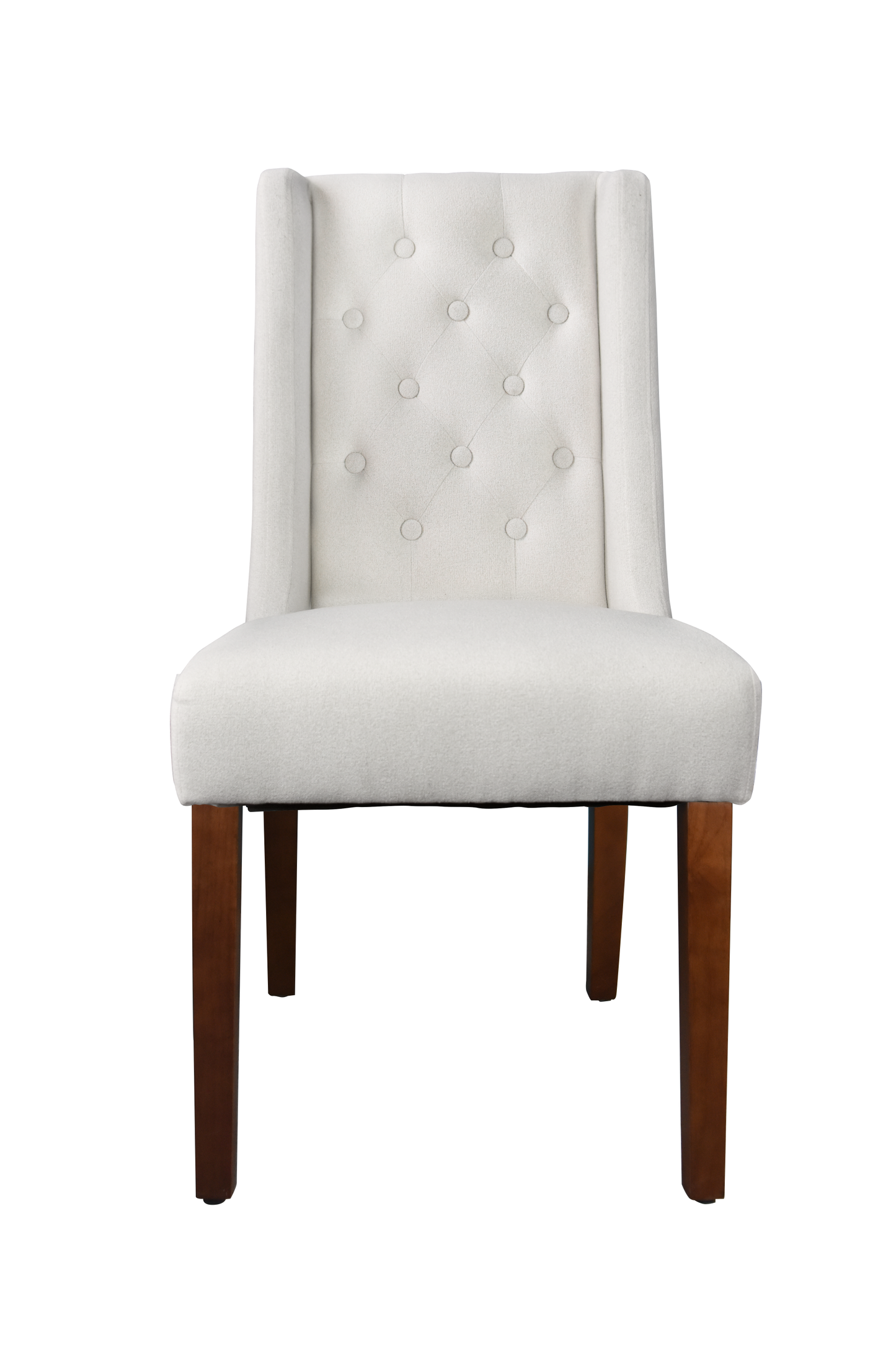 Tufted Parsons Chair  (Set of 2), beige white