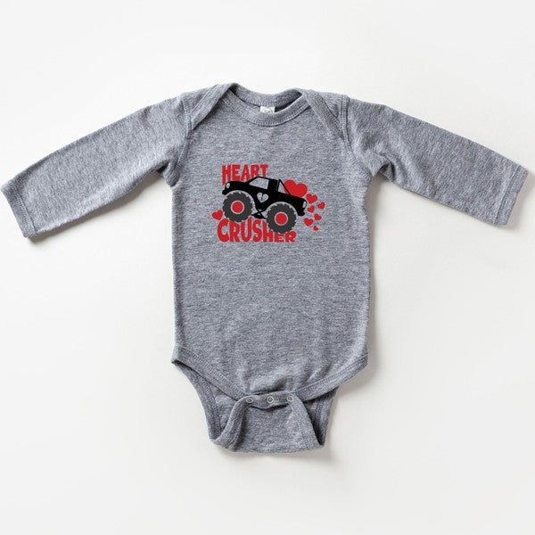 Heart Crusher Long Sleeve Onesie