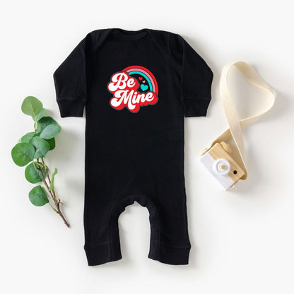 Be Mine Rainbow Baby Romper