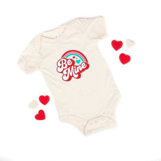 Be Mine Rainbow Baby Onesie