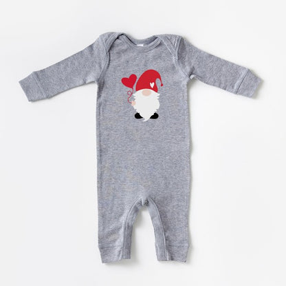 Balloon Heart Gnome Baby Romper