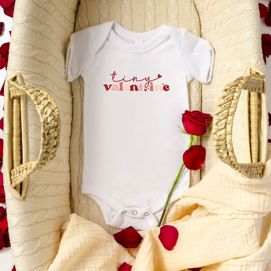 Tiny Valentine Baby Onesie