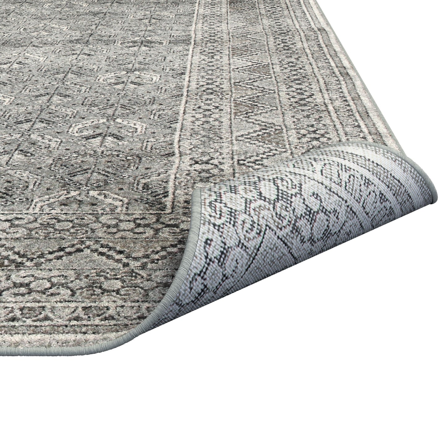 Galion Charcoal/Grey/Ivory Area Rug 8x10