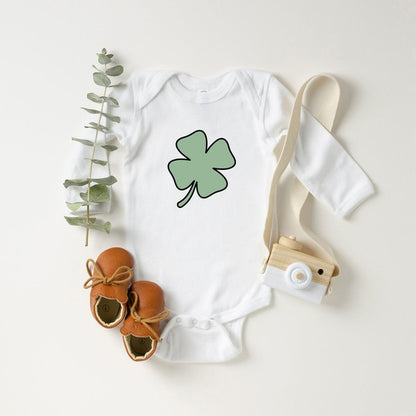 Simple Clover Long Sleeve Onesie