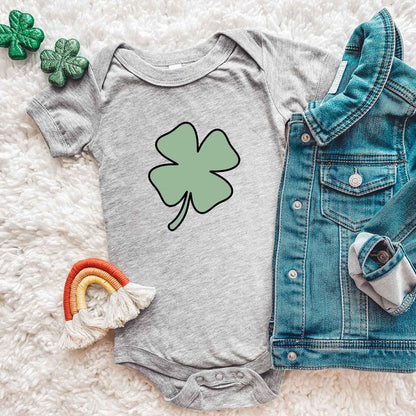 Simple Clover Baby Onesie