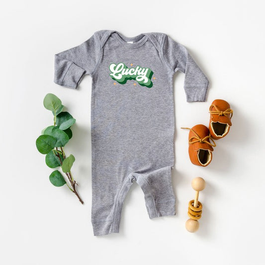 Retro Lucky Baby Romper