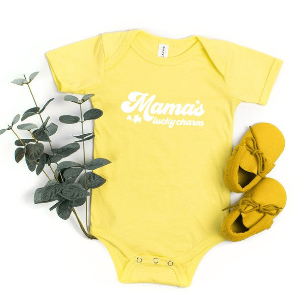 Retro Mama's Lucky Charm Baby Onesie