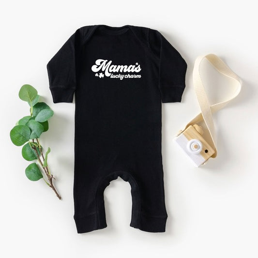 Retro Mama's Lucky Charm Baby Romper