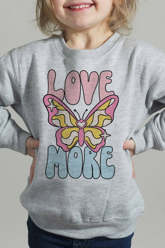 LOVE MORE GRAPHIC SWEATSHIRT TODDLER