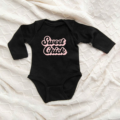 Sweet Chick Long Sleeve Onesie